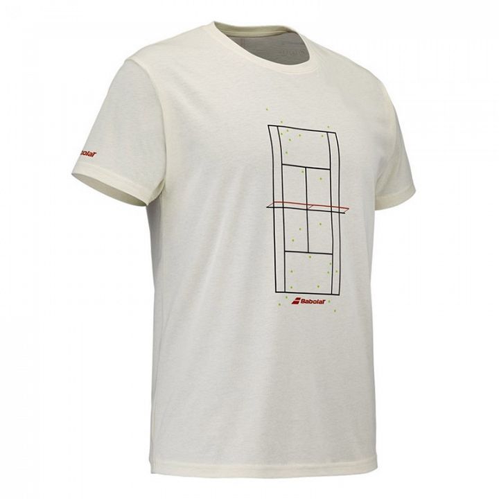 Babolat Exercise Message Tee Cannoli Cream